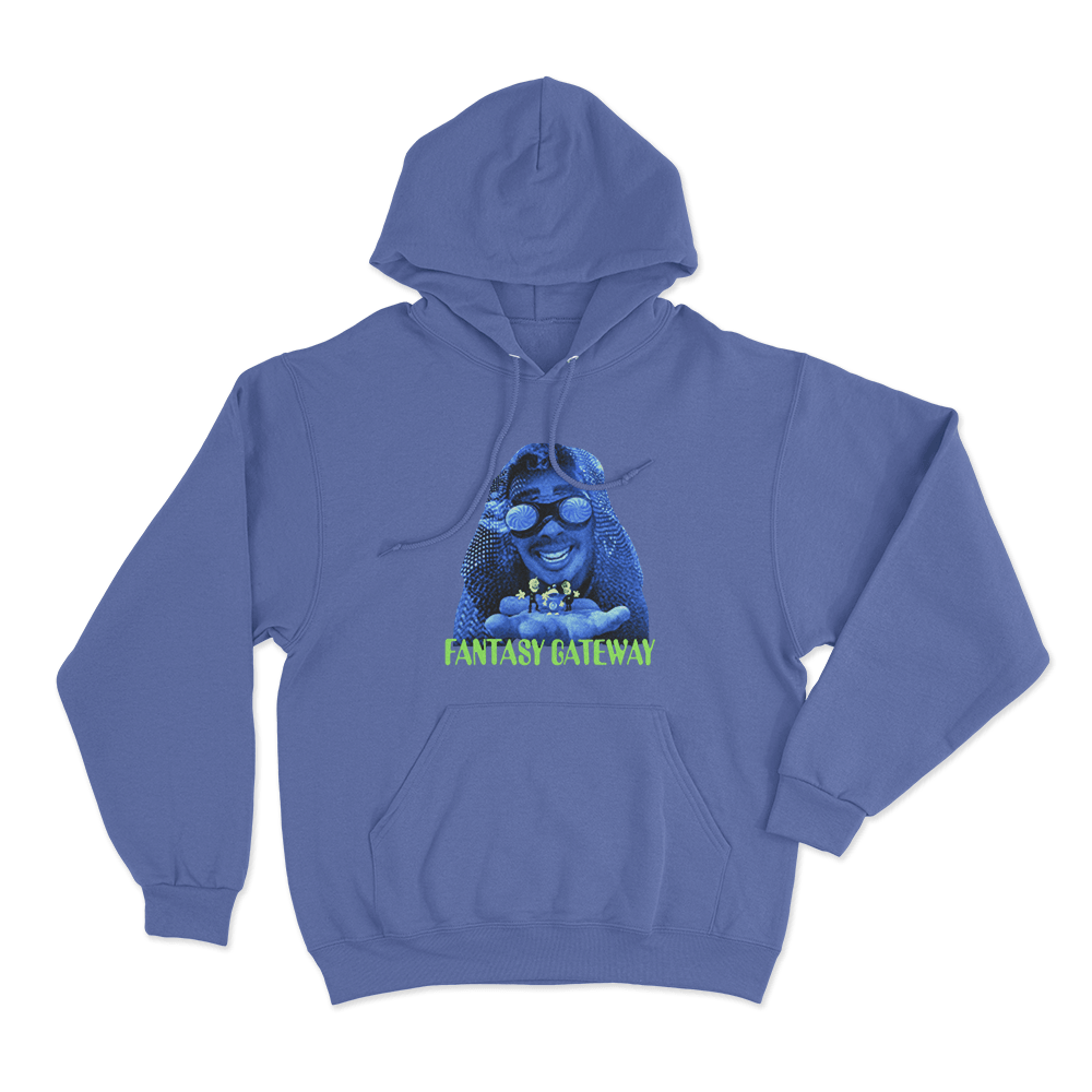 Fantasy Gateway Cover Unisex Hoodie Blue Fantasy Gateway Cover Unisex Hoodie Blue